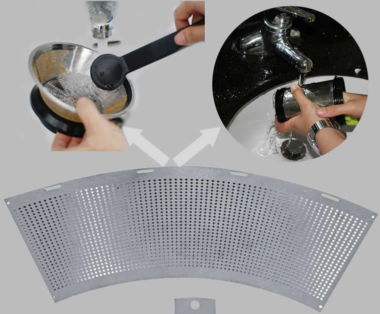 How to clean Stainless steel mesh filter?