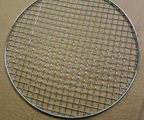 Stainless steel crimped mesh wire grill for BBQ