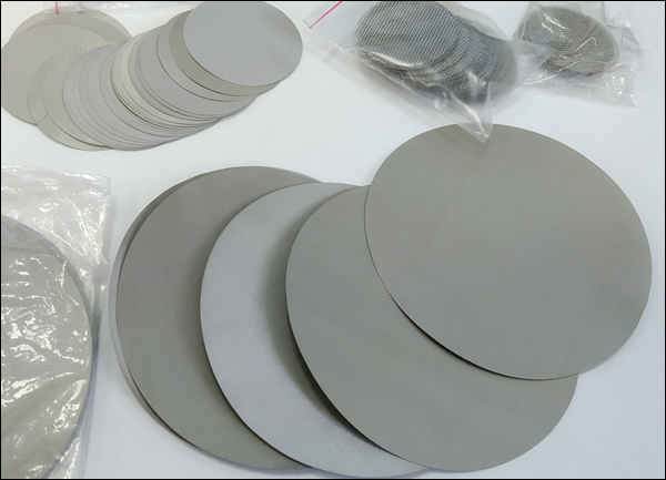 Stainless Steel Woven Mesh Discs,325/2300 Mesh,Aperture 5 micron, Disc Diameter 46.9 mm