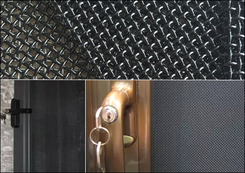 Black Screen Mesh  Stainless Steel Wire Mesh Screen for Door & Window