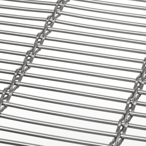Stainless steel facade mesh for wall cladding