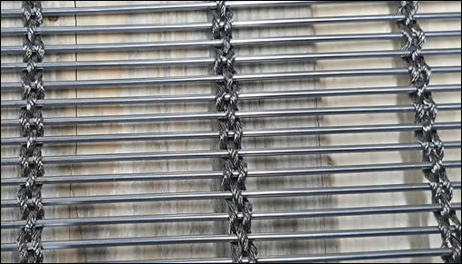 Architectural metal clearance mesh